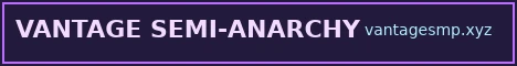 Vantage SMP banner