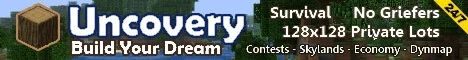 Uncovery Minecraft banner